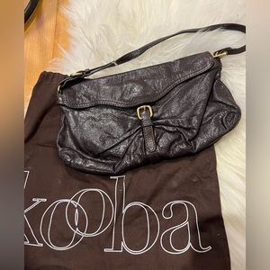 Kooba vintage 90s leather shoulder bag